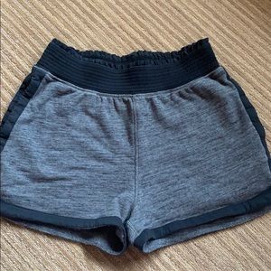 Dark grey Lululemon cotton shorts